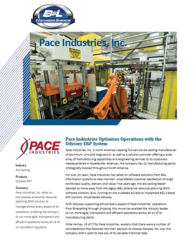 Pace Industries Story