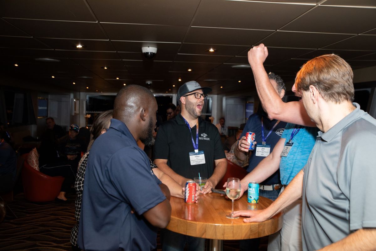Trivia team celebrates win